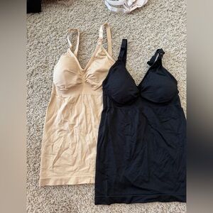 Black and Tan Breastfeeding Nursing Camisole Set